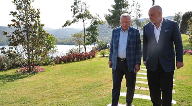 Cumhurbaşkanı Erdoğan, Arnavutluk Başbakanı Rama'yı kabul etti