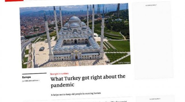 Dünyaca ünlü dergiden Türkiye’ye övgü
