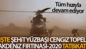 MSB Şehit Yüzbaşı Cengiz Topel Akdeniz Fırtınası-2020 Tatbikatı’ndan görüntüler paylaştı