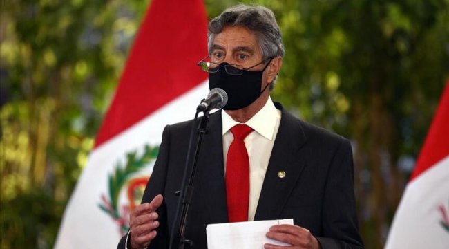 Peru Devlet Başkanı Sagasti'den ülkedeki terör saldırısına kınama