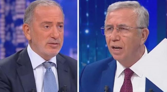 Belediye Başkanı Mansur Yavaş, Fatih Altaylı'ya sinirlendi: 3 seferdir bir trolün benim vaktimi çalmasına izin veriyorsunuz