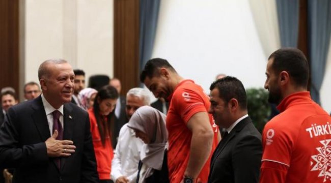 Cumhurbaşkanı Erdoğan: 2024'teki olimpiyatlarda başarı çıtasını çok daha yukarı taşıyacağız