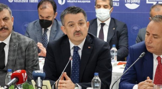 Bakan Pakdemirli: Küresel ısınma ve iklim değişikliği kapımızda
