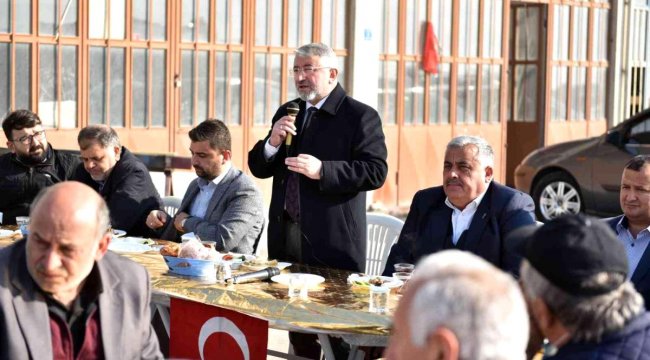 Başkan Aşgın sanayi esnafıyla kahvaltı'da bir araya geldi
