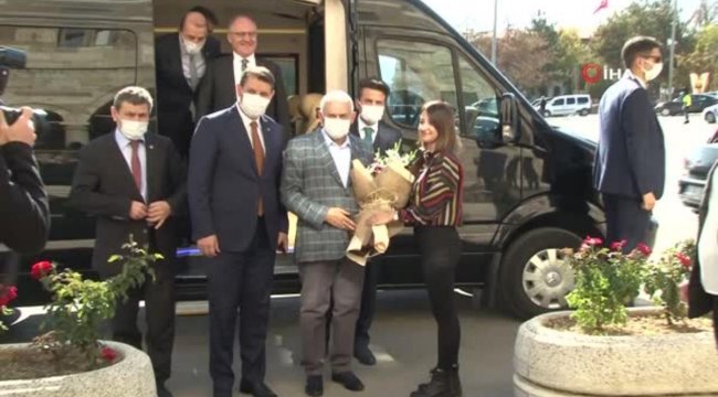 Sivas'ta Binali Yıldırım'a
