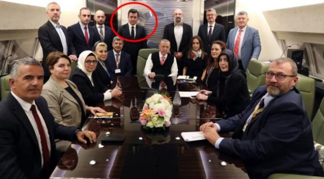 Cumhurbaşkanı Erdoğan'ın uçağında Osman Gökçek de vardı! İşte o görüntüler