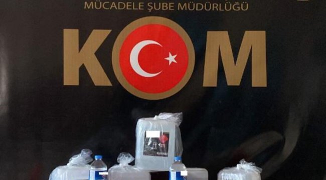 Gaziantep'te sahte içki operasyonu: 2 gözaltı