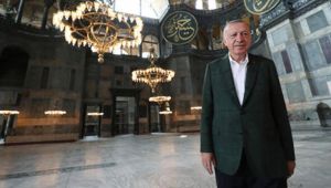 Erdoğan'dan Ayasofya Camii paylaşımı