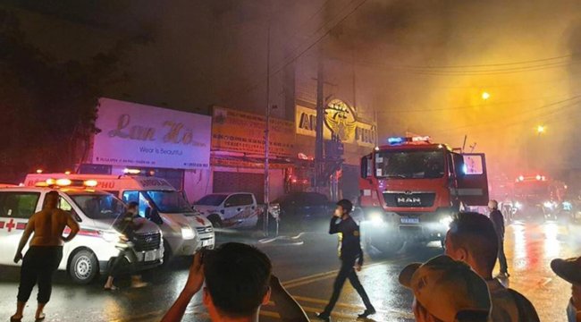 Vietnam'da korkunç yangın: 12 ölü!