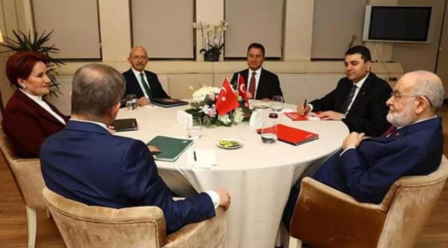 6'lı masa, 10'uncu kez toplandı