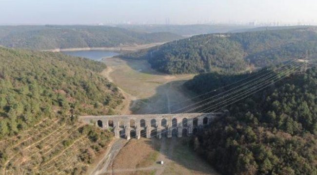 İstanbul'da barajlar alarm veriyor! Alibeyköy Barajı son 10 yılın en düşük seviyesinde