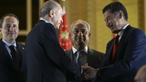 Cumhurbaşkanlığı Külliyesi'ndeki görüntü dikkat çekti! Erdoğan'ın Oğan'a ne dediği ortaya çıktı