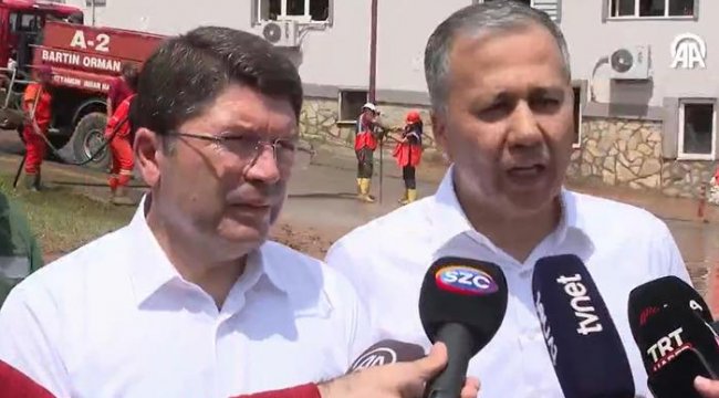 SON DAKİKA | Bartın'da Bakan Yerlikaya o bölgeleri uyardı! 'Tehlike devam ediyor'