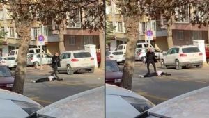 Ankara'da trafikte yanlışlıkla karısını öldürdü... Dehşet anları kamerada