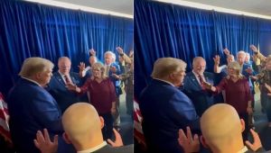 Gündem olan anlar! Trump destekçileri tarafından böyle kutsandı
