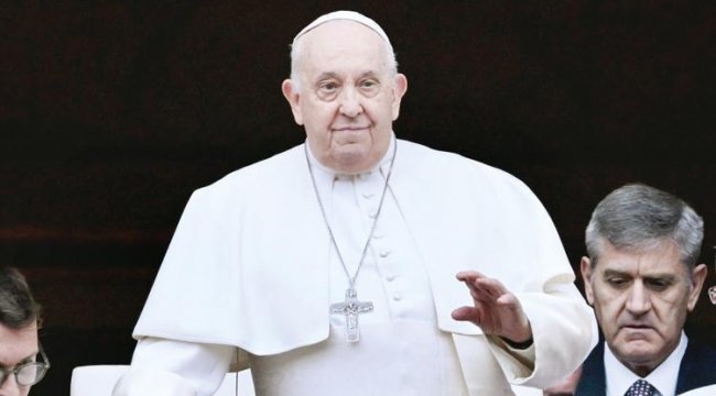 Papa’dan Noel’de barış çağrısı