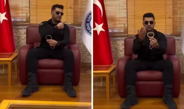 'Yakışıklı Güvenlik'i makamında ağırlayan rektöre tepki yağıyor