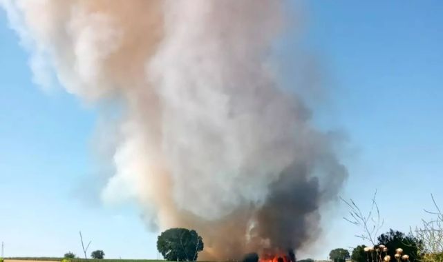 Malkara'da Buğday Tarlasında Yangın: 20 Dönüm Alan Zarar Gördü