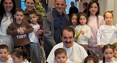 İbrahim Tatlıses, Galip Öztürk'ü Batum'da ziyaret etti! 20 çocuğu ile poz verdi